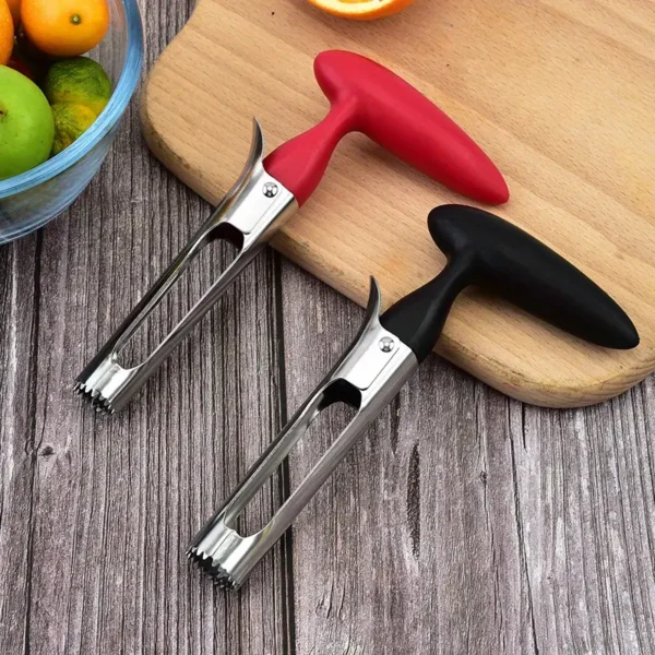 Stainless Steel Fruit Corer with Plastic