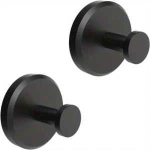 Matte Black Suction Cup Hooks