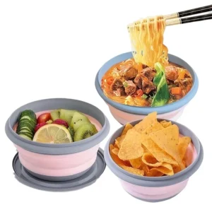 Set Camping Bowls With Lids